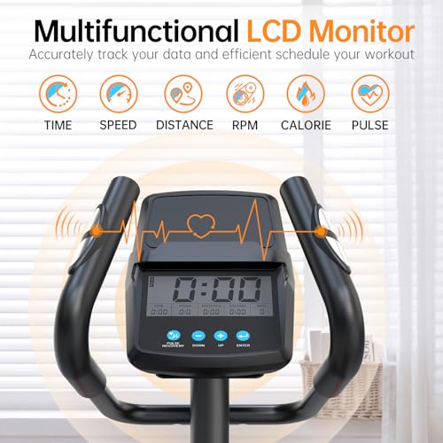 Elliptical Machine, Elliptical Exercise Machine for Home with Hyper-Quiet Magnetic Driving System, Elliptical Trainer