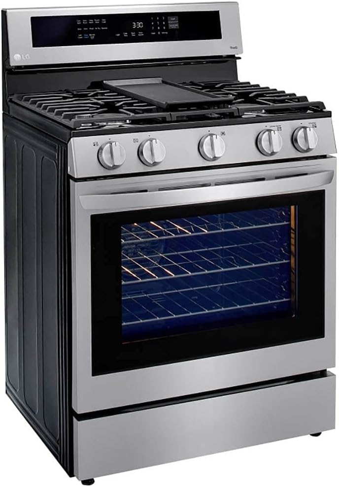 LG LRGL5825F 5.8 Cu. Ft. Stainless Steel Gas Range with Air Fry