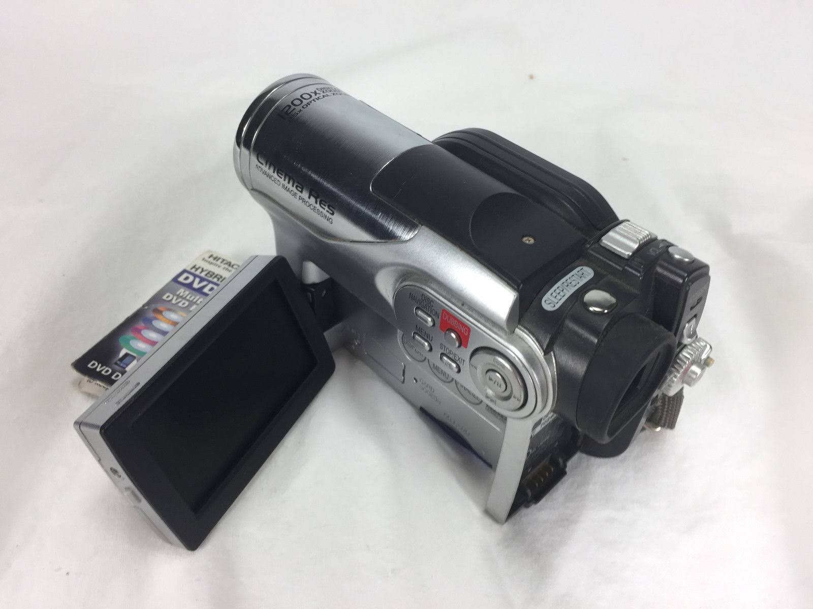 Hitachi Dz-hs300a DVD Hybrid Camcorder with Accessories