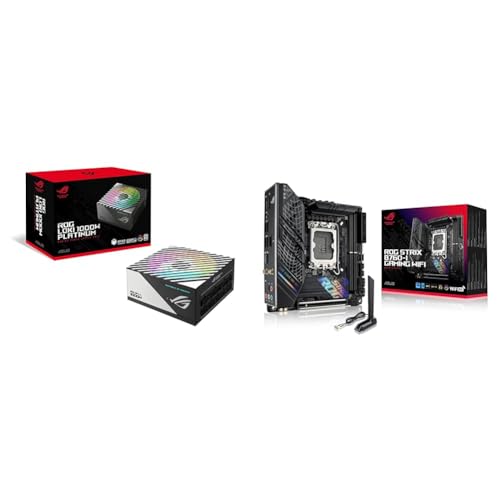 ASUS ROG Loki SFX-L 850W Platinum (Fully Modular Power Supply, 80+ Platinum, Lambda A Certified, 120mm PWM ARGB Fan, Aura Sync, ATX 3.0 Compatible