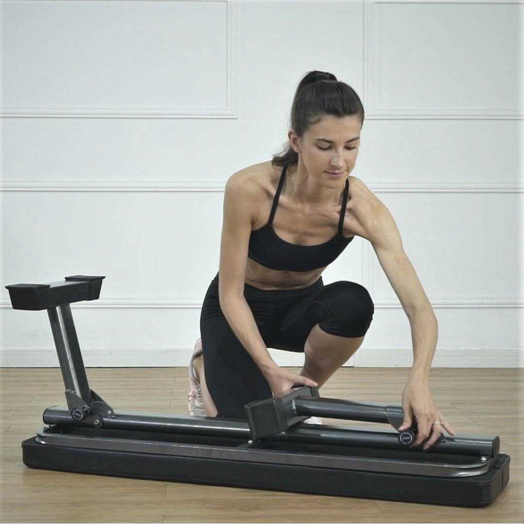 Finer Form Gym Quality Foldable Flat Bench for Multi-Purpose Weight Training and Ab Exercises - Sports Supplies Online Store