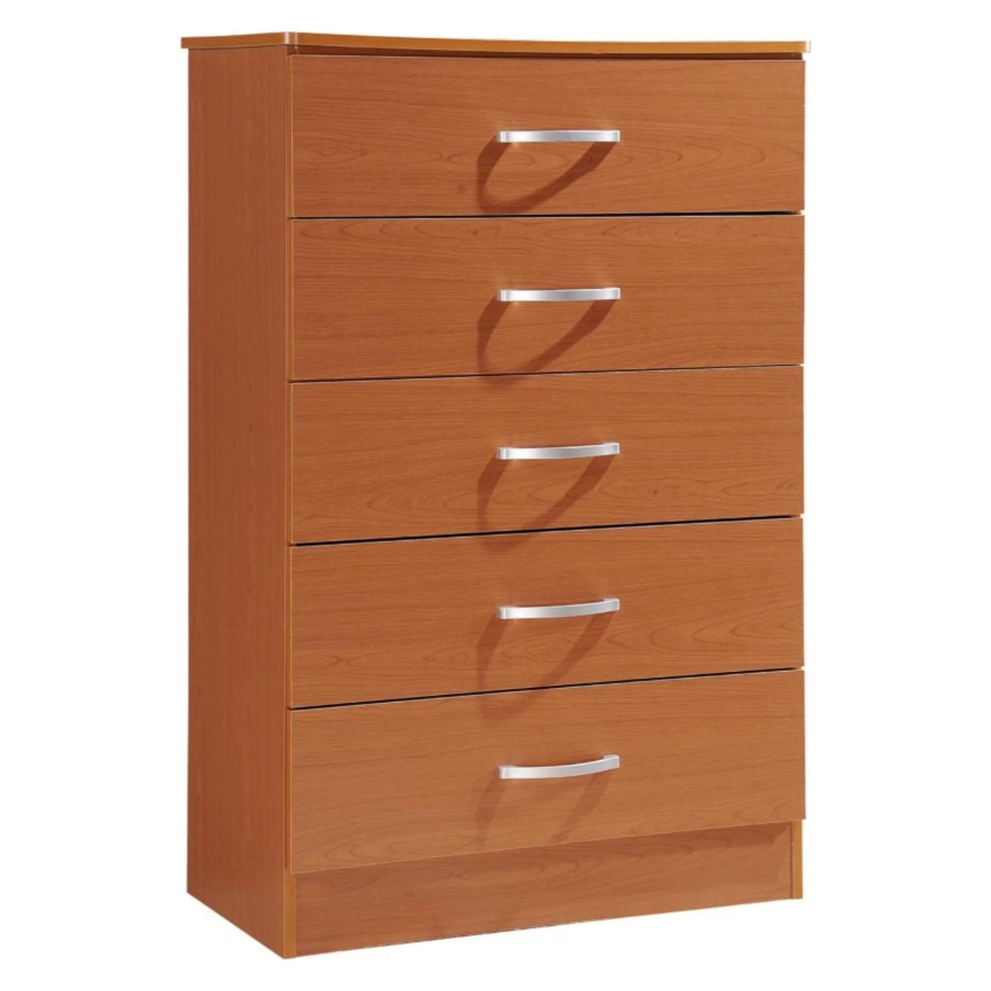 Hodedah 5-Drawer Chest in Cherry