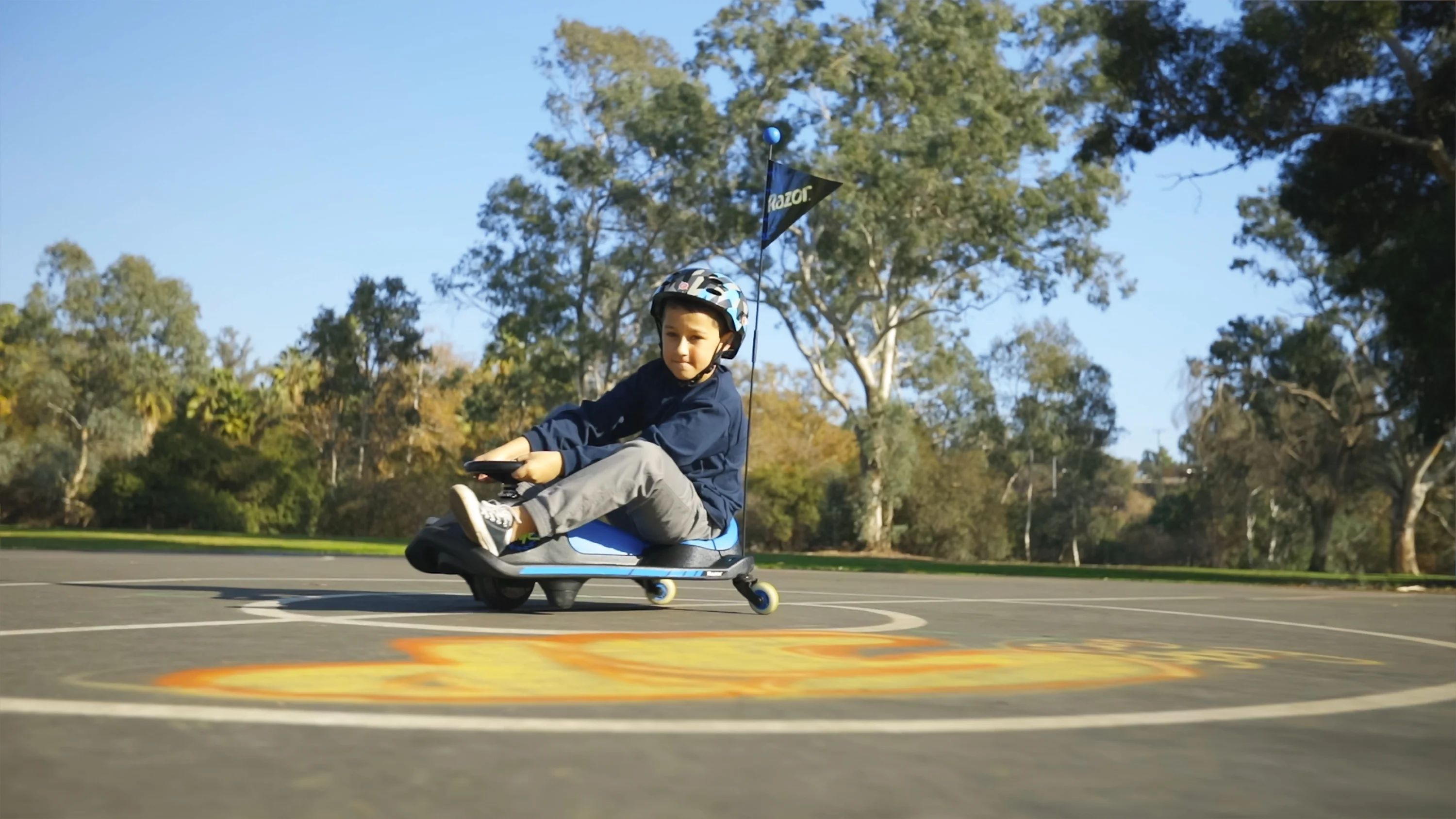 Razor Crazy Cart Shift - 12V Electric Drifting Go Kart for Kids - New High/Low Speed Switch and Simplified Drifting System - Radiant Selections