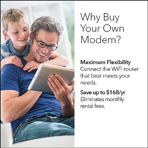 NETGEAR Nighthawk Cable Modem CM1200 - Compatible with all Cable Providers including Xfinity by Comcast, Spectrum