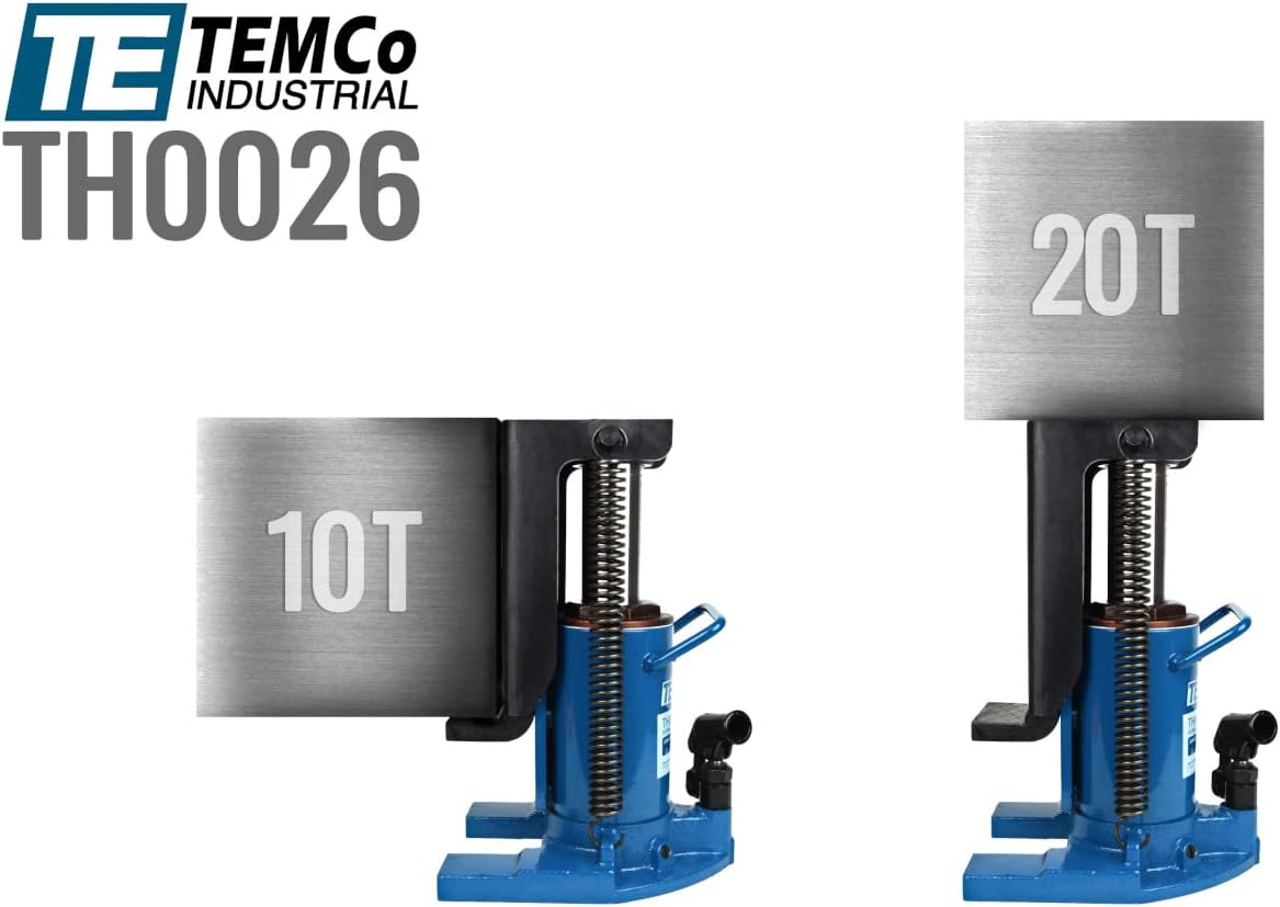 TEMCo Hydraulic Container / Machine Toe Jack (2.5 Ton - 5 Ton) Lift Capacity TH0025
