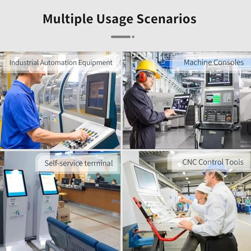 17 inch Android 11 Industrial Embedded Interactive Touchscreen Monitor, Capacitive Multi-Touch Tablet with Front IP65 Monitor, RAM 4G & ROM 32G
