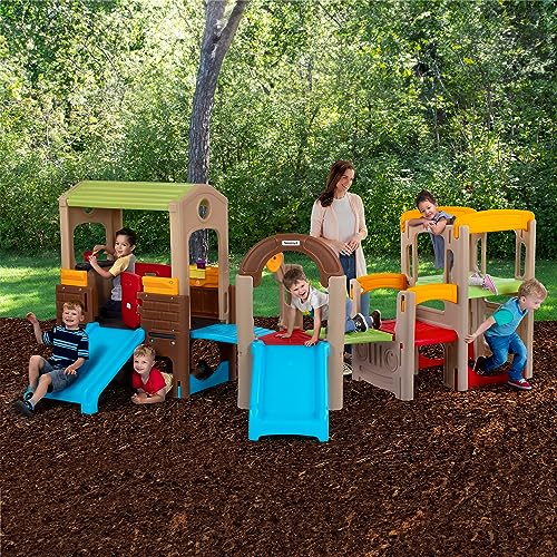Simplay3 Young Explorers Modular Play System – Kids Activity Outdoor Playset for Children Age 18 mos - 6yrs – Toddler Playground Slide
