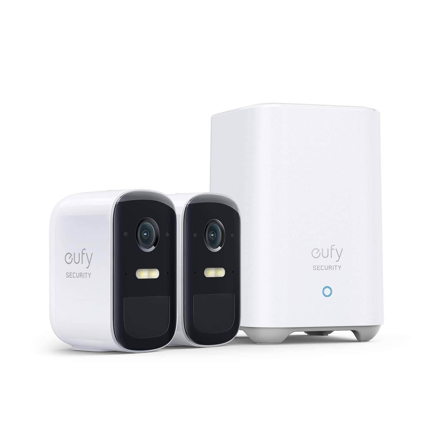 Eufy Security, eufyCam 2C Pro 2-Cam Kit, Wireless Home Security System with 2K R