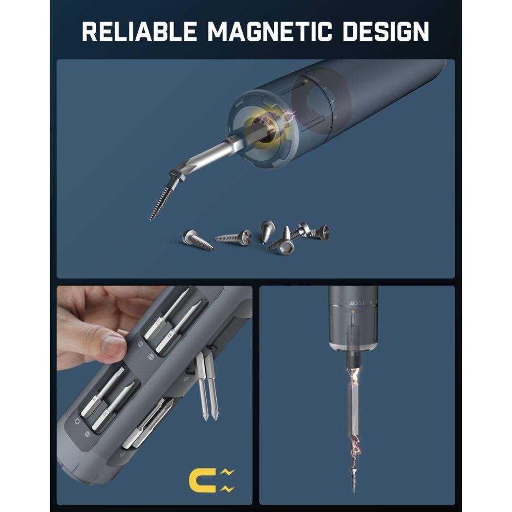Fanttik S1 Pro 3.7V Electric Screwdriver Cordless Screwdriver 16 S2 Metal Bits