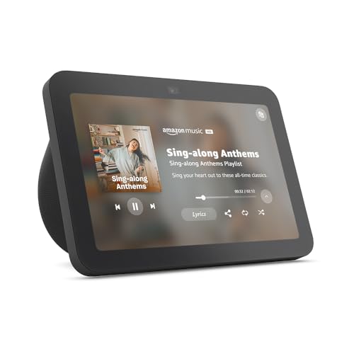 Amazon Echo Show 8 (newest model), With Spatial Audio, Smart Home Hub, and Alexa, Charcoal - Radiant Selections