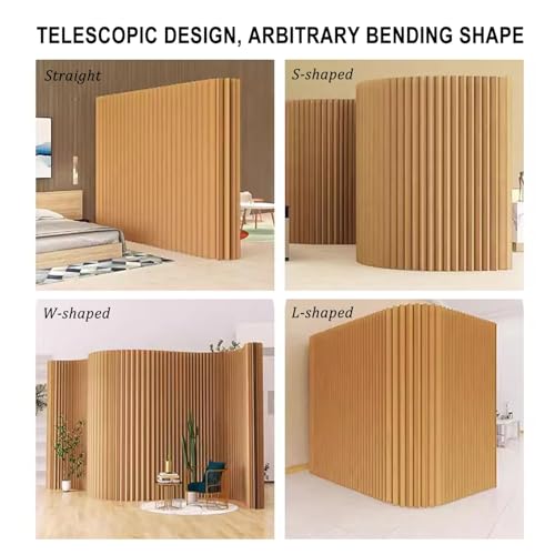 Room Dividers Folding Retractable Room Divider Paper Screen Partition