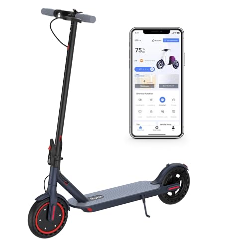 Electric Scooter Adults, Powerful 350W E-Scooter, Max 19 Mph & 15-19 Miles Range Scooters, Folding Scooters with 8.5" Solid Tires