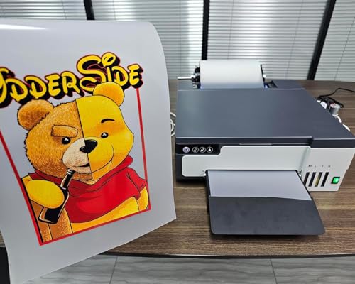 DTF Printer Machine - with XP600 Printhead, Faster Speed Higher Resolution 5760 * 1440dpi, T Shirt Printer DTF Transfer Machine with Roll Feeder