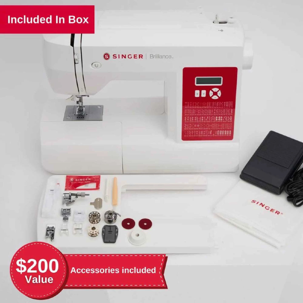 SINGER® 62C Brilliance™ Plus Sewing Machine with Extension Table