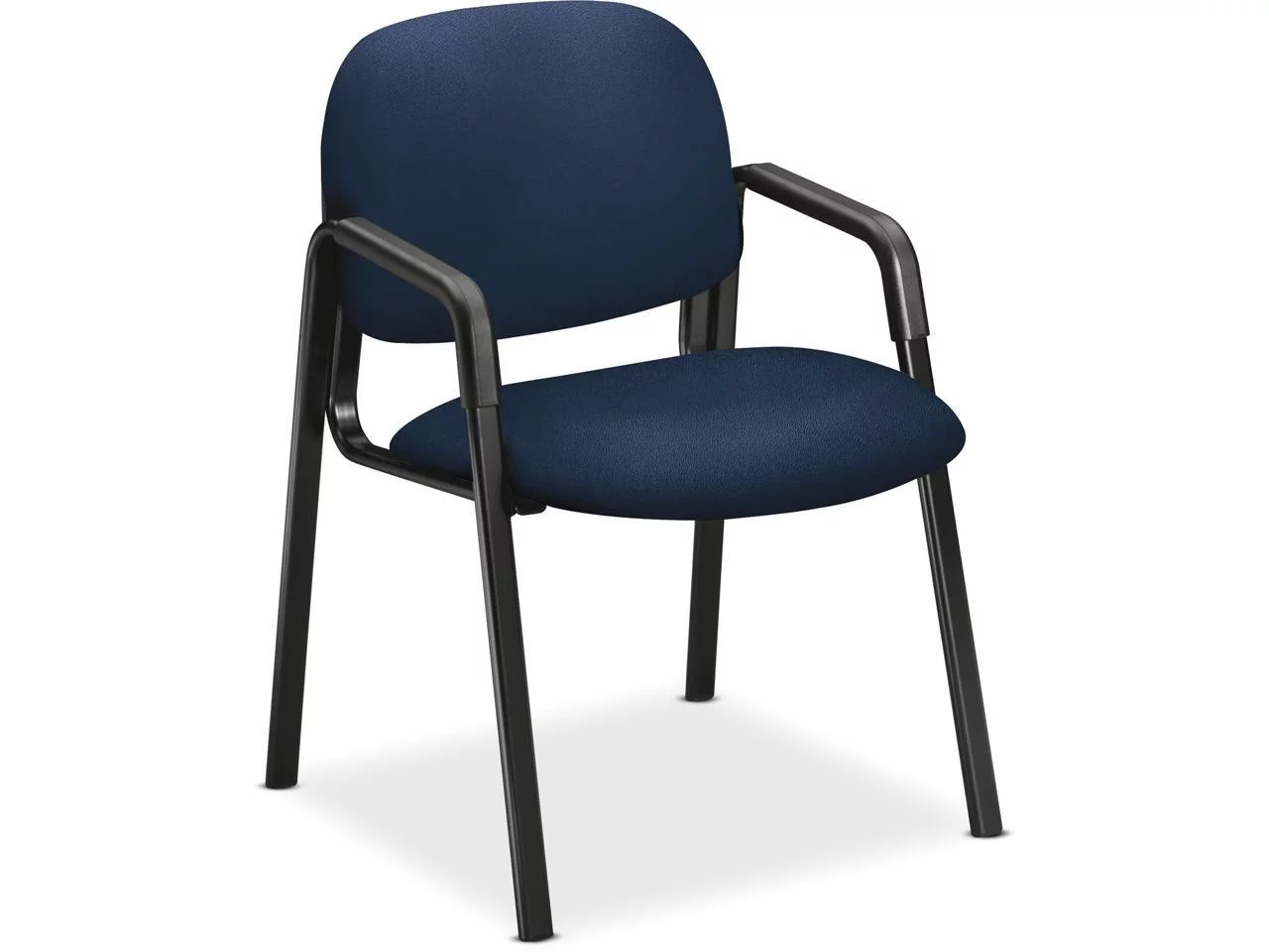 HON Solutions Seating 4000 Series Leg Base Guest Reception Waiting Room Chair, Navy