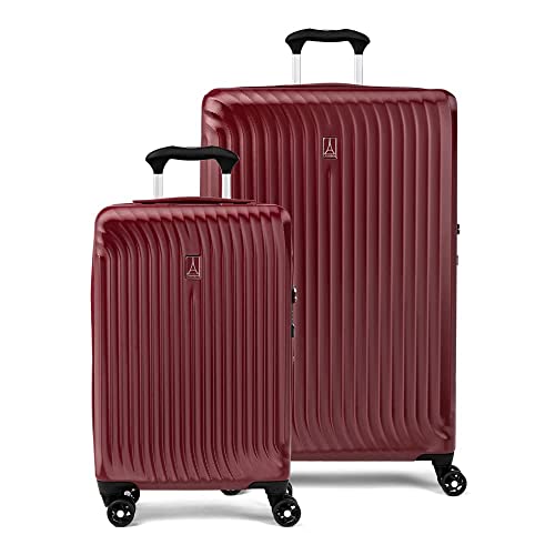 Travelpro Maxlite Air Hardside Expandable Carry on Luggage, 8 Spinner Wheels, Lightweight Hard Shell Polycarbonate Suitcase, Shadow Grey