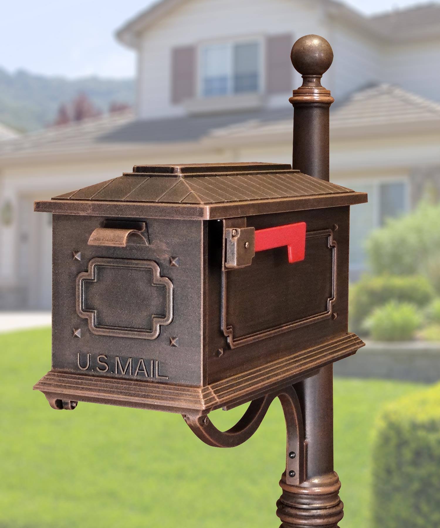 Special Lite Products Kingston Curbside Mailbox - Copper
