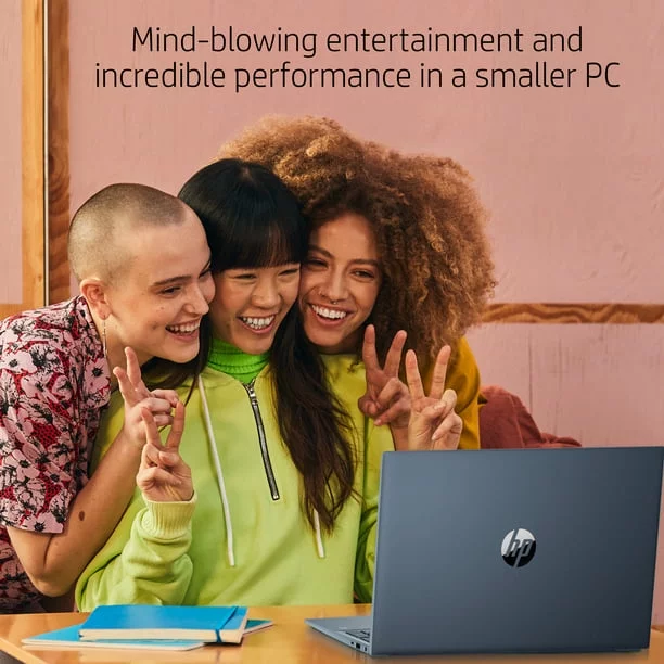 HP Pavilion 15.6" FHD Laptop, AMD Ryzen 5-5500U, 16GB RAM, 512GB SSD, Horizon Blue, Windows 11,15-eh1052wm