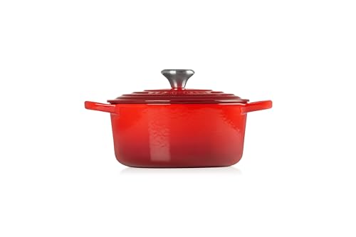 Le Creuset Enameled Cast Iron Signature Round Dutch Oven, 5.5 qt., Cerise
