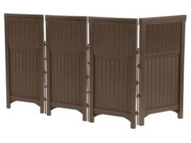 Suncast Fsw4423 Outdoor Garden/Yard 4 Panel Screen Enclosure Gate Fence (6 Pack) at Spreetail (VMinnovations | VM Express)