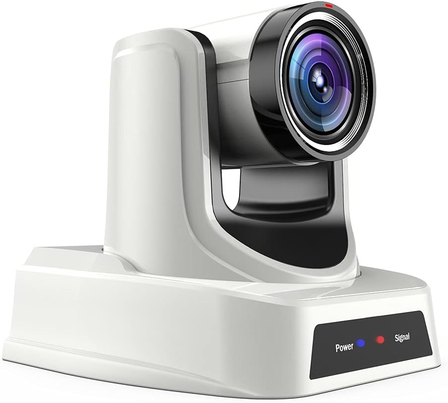 SMTAV PTZ Camera with 3G-SDI,HDMI and IP Streaming Outputs,30X + 8X Zoom,Video Conference Live Streaming Camera for Broadcast,Conference,Events