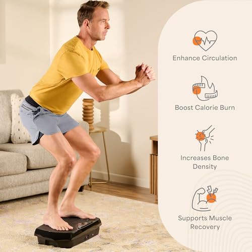 Lifepro Vibration Plate Exercise Machine with Magnetic Acupoints - Full Body Vibration Platform for Beginners and Recovery