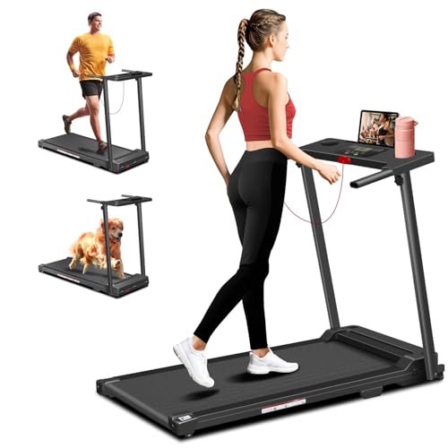 Portable Foldable Treadmills for Home, Small Folding Treadmill for Home Office with 300 LBS Capacity