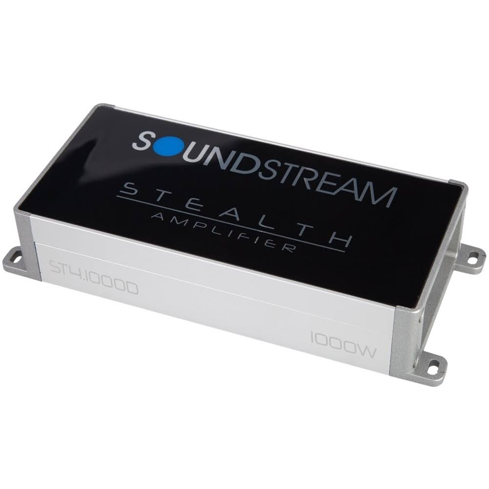 Soundstream Stealth Series ST4.1000D Class D 4-Channel Car Amplifier - 1000W