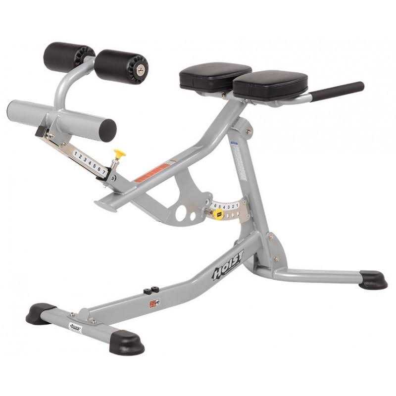 HOIST Fitness Hf-4263 Dual Adjustable Ab/Back Hyper Roman Chair Exercise Bench - Sports Supplies Online Store