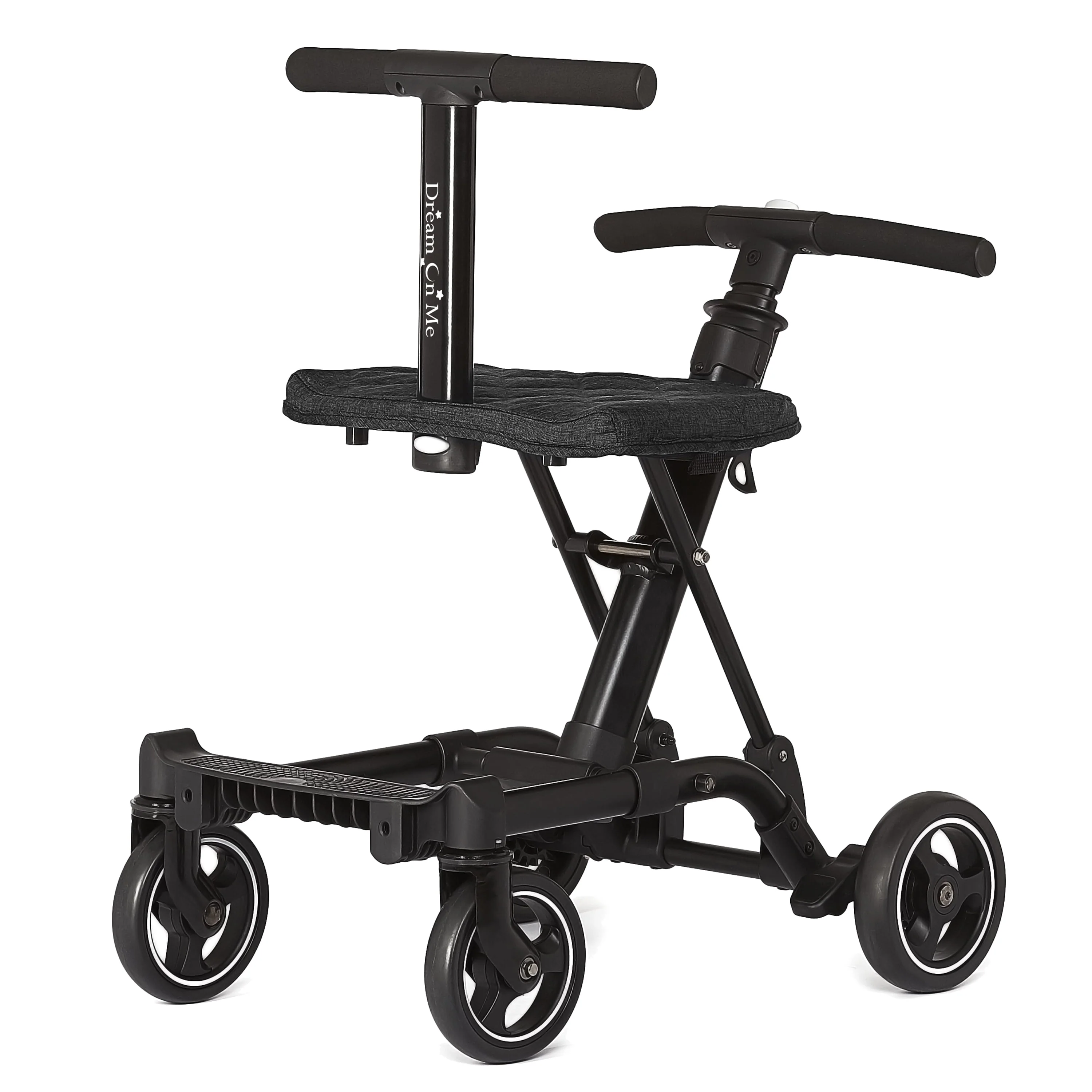 Dream On Me Coast Rider | Travel Stroller | Lightweight Stroller | Compact | Portable | Vacation Friendly Stroller, Black