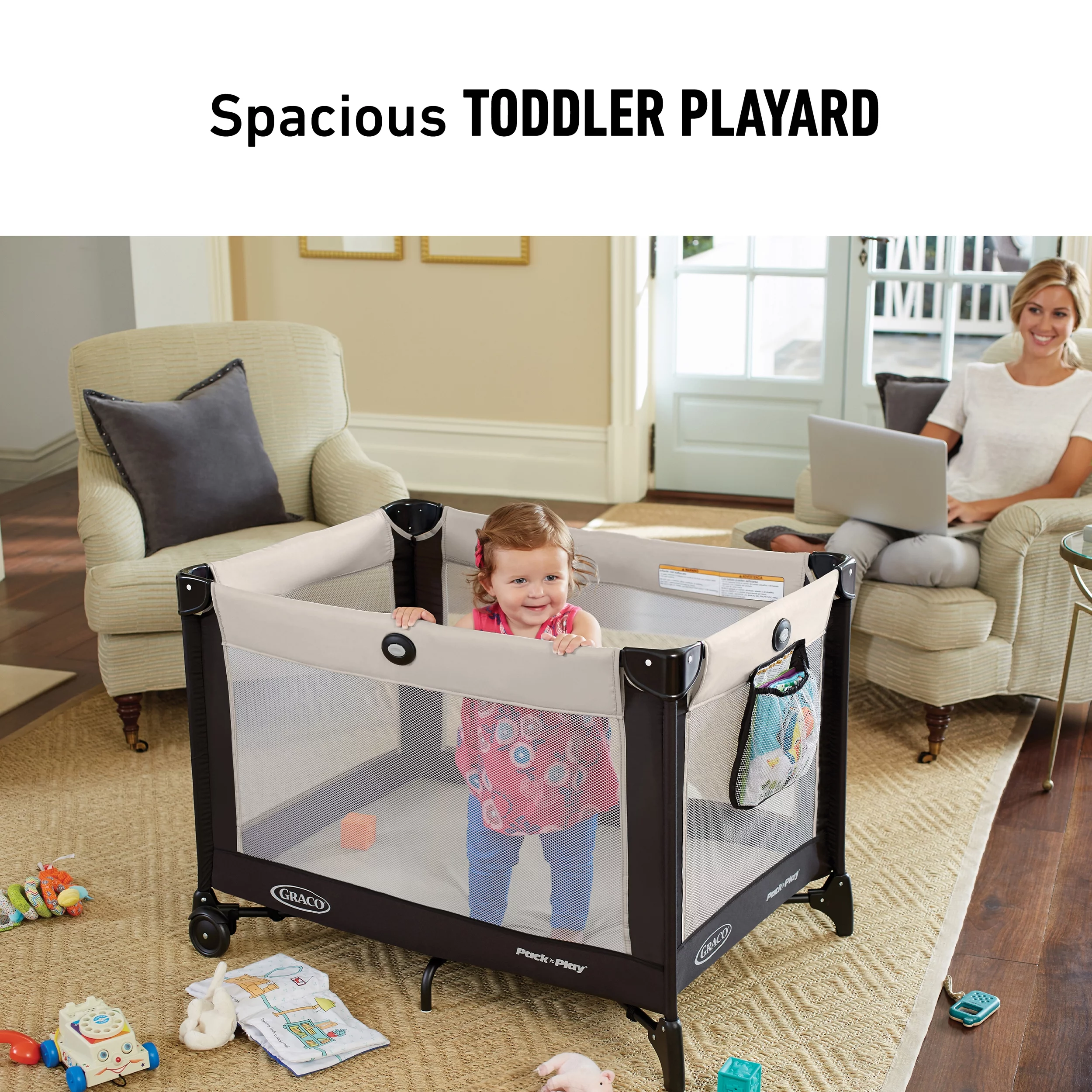 Graco Pack 'n Play On the Go Playard, Kaden, Unisex, 21.21 lbs