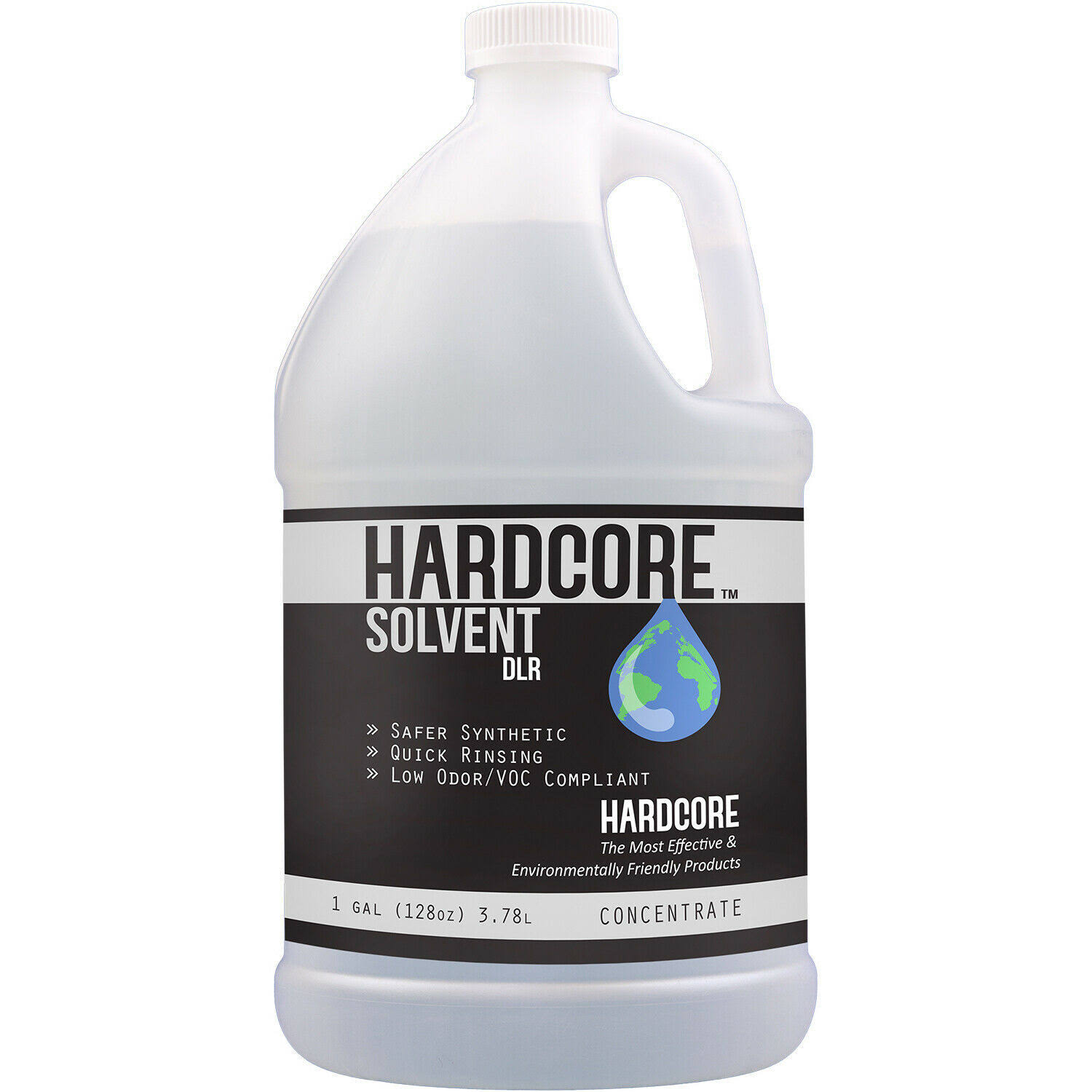 Solvent DLR by Hardcore - 1 Gallon Concentrate - General Powerful Solvent/Degreaser Cleaner