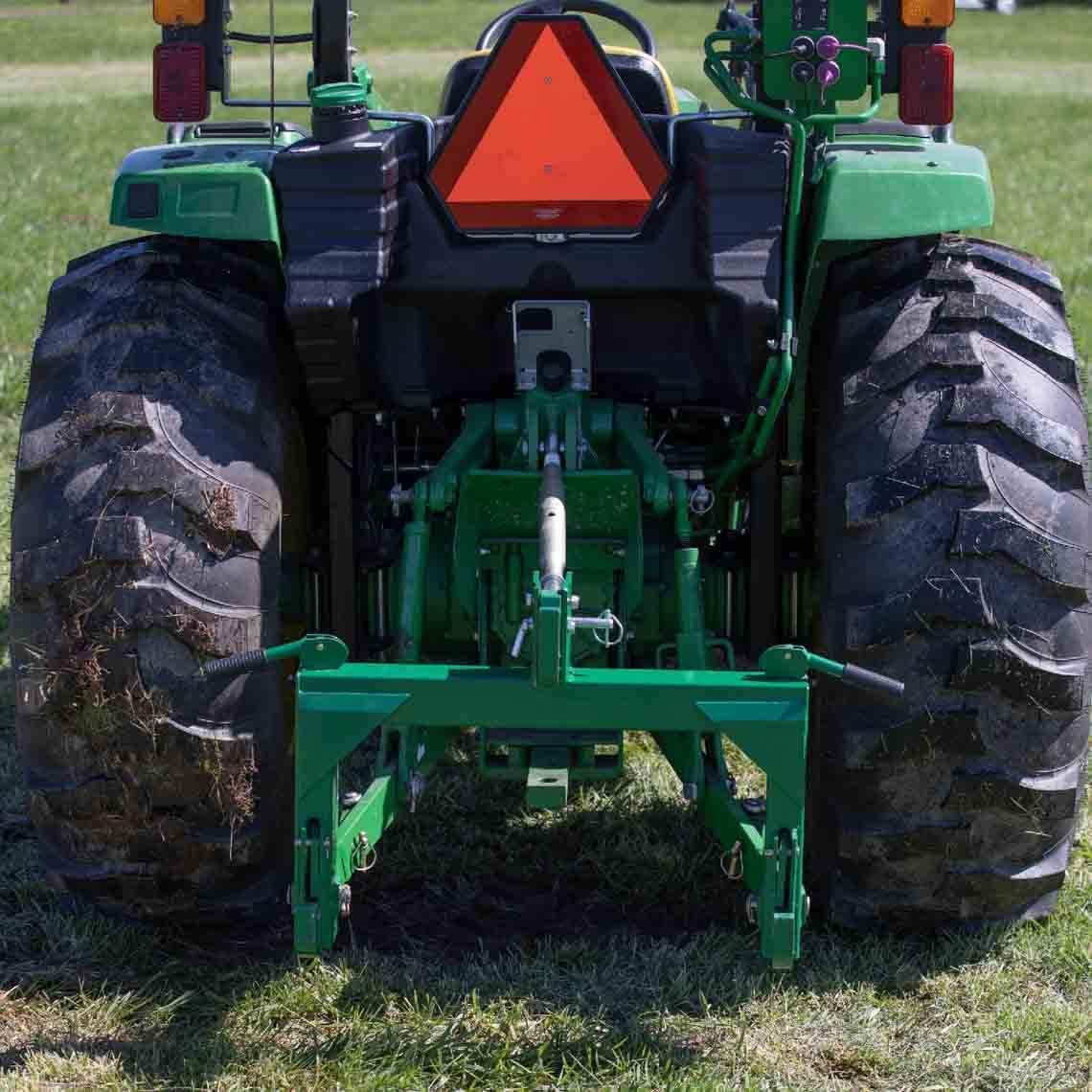 Titan Attachments Quick Hitch Cat 1 and Cat 2, 3 Point Green Steel