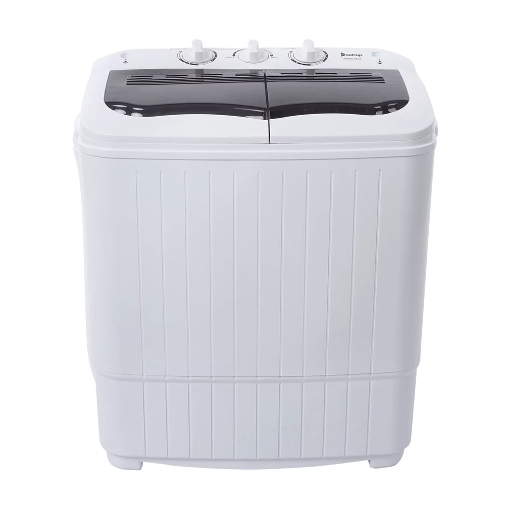Washing Machine, 14.3 lbs Twin Tub Washer Machine and Dryer Gray