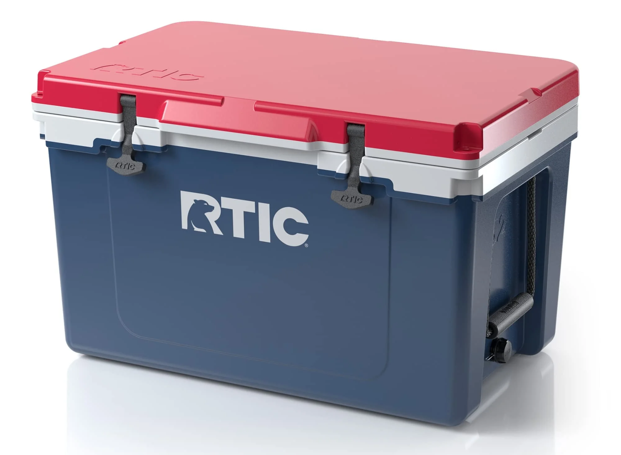 RTIC 52 QT Ultra-Light Hard-Sided Ice Chest Cooler, Dark Grey And Cool Grey, Fits 76 Cans