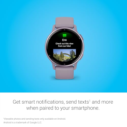Garmin v&iacute;voactive 5, Health and Fitness GPS Smartwatch, AMOLED Display, Up to 11 Days of Battery, Ivory