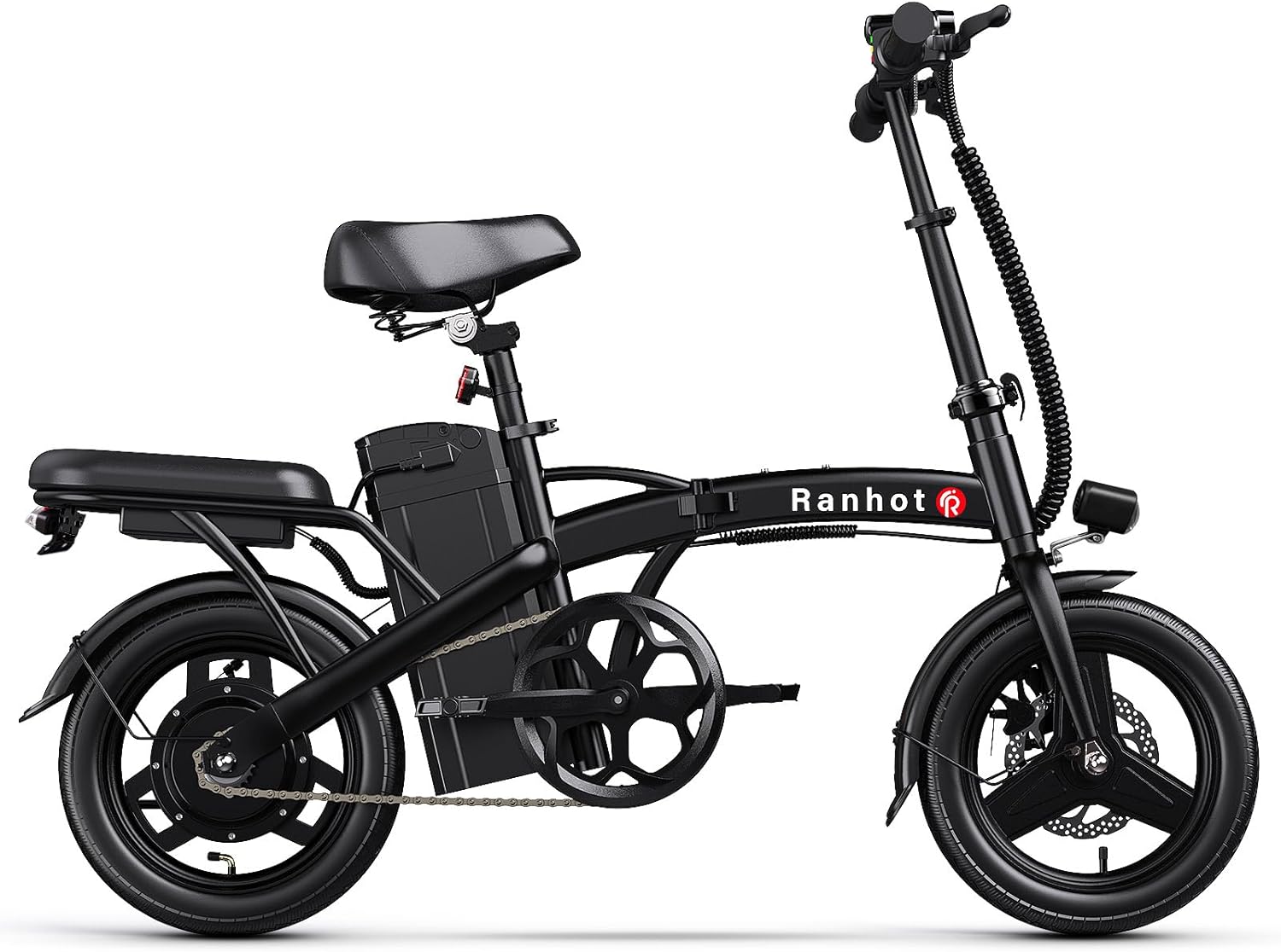 Folding Electric Bike for Adults with Peak 750W Motor 20MPH Max Speed, 48V 13Ah Removable Battery Electric Mini Bike, 30 Miles Range