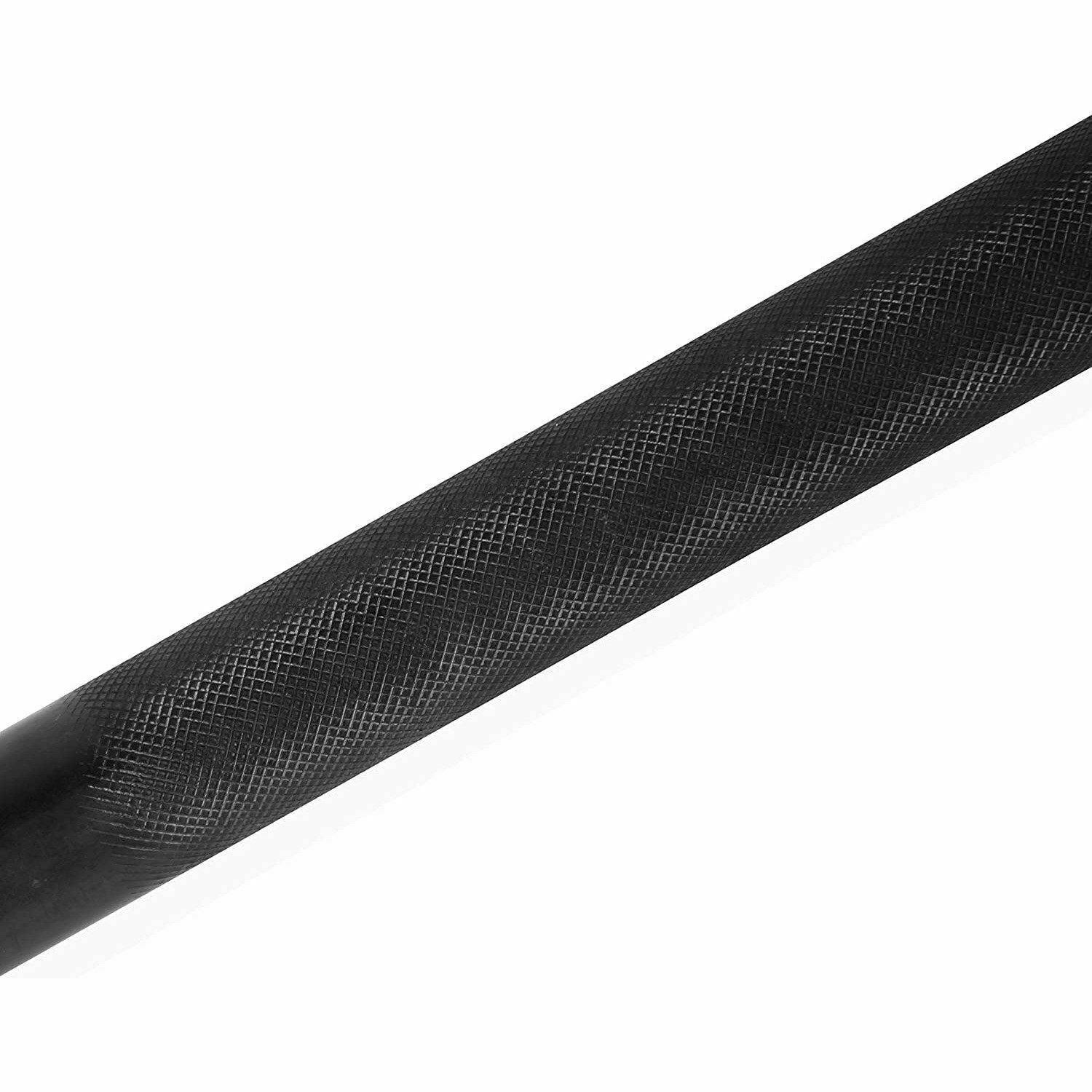 Cap Barbell 2-Inch Olympic 5 ft Weight Bar, Black