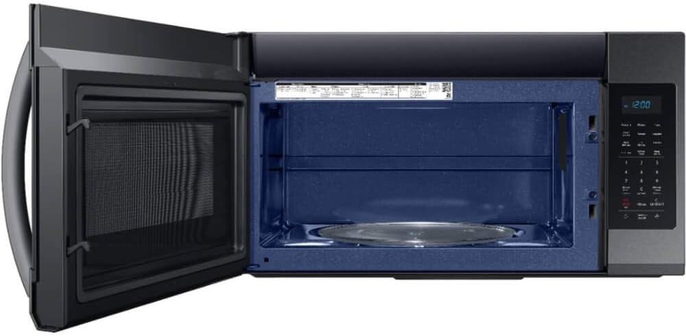 SAMSUNG ME19R7041FG 1.9 cu ft Over The Range Microwave with Sensor Cooking in Black Stainless Steel