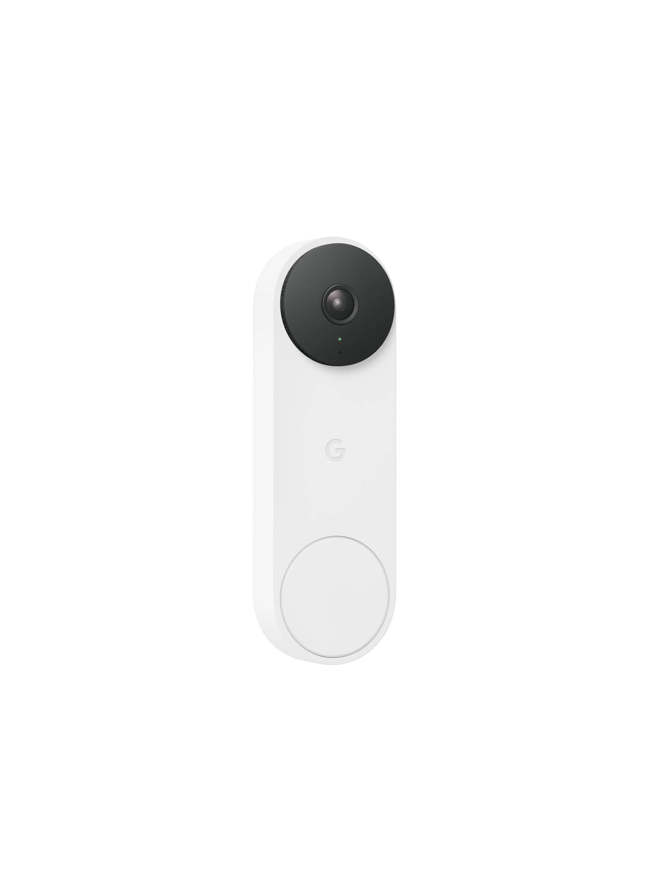 Google Nest Doorbell (Wired, 2nd gen) - Video Doorbell Camera - Doorbell Security Camera - Snow