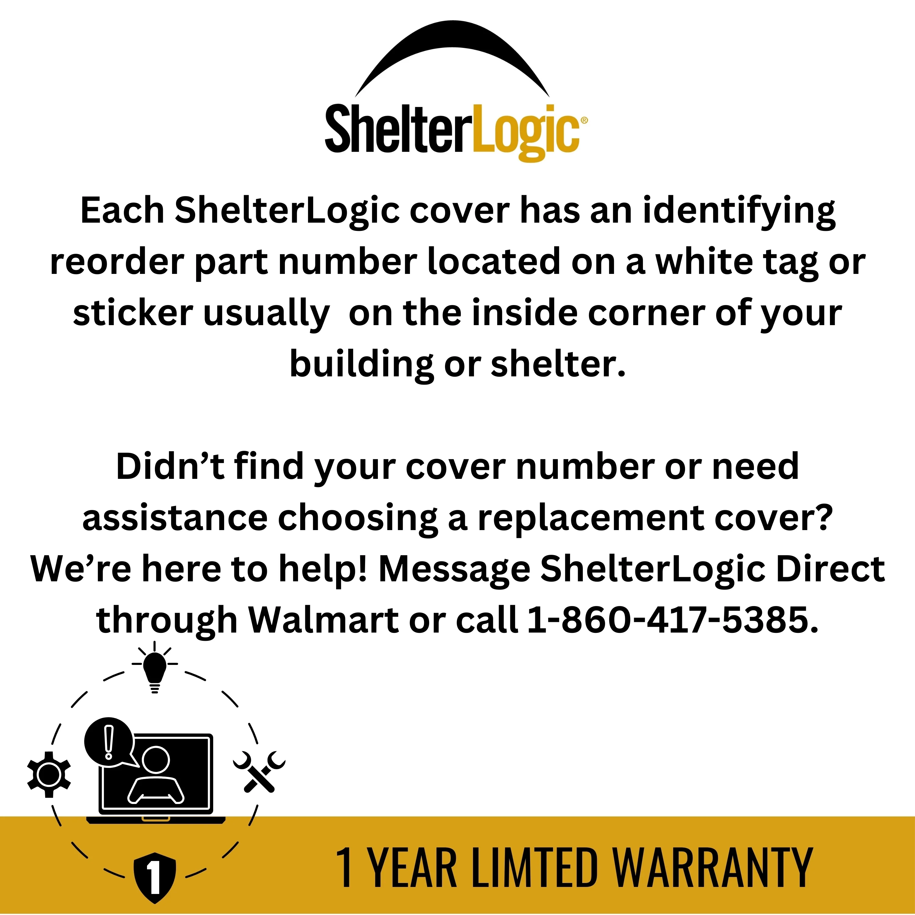ShelterLogic Garage-in-a-Box 15x40x16 Replacement Cover kit Round 7oz Gray  (Frame not included )