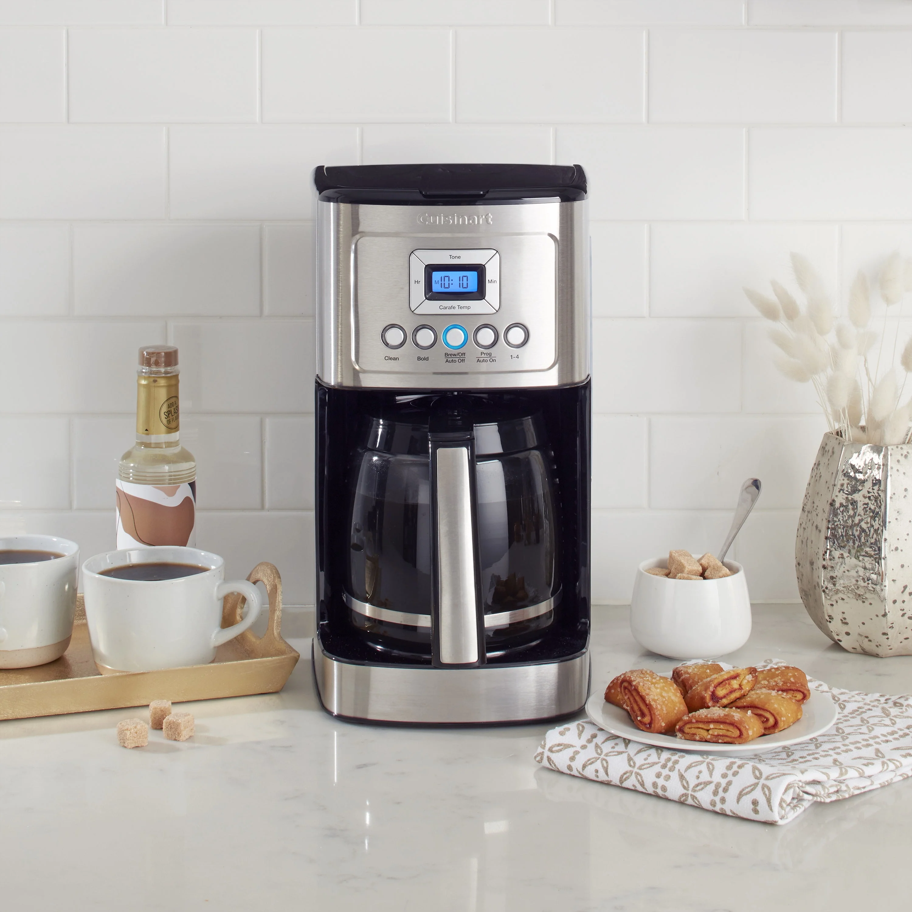 Cuisinart Perfectemp? 14 Cup Programmable Coffeemaker, Silver