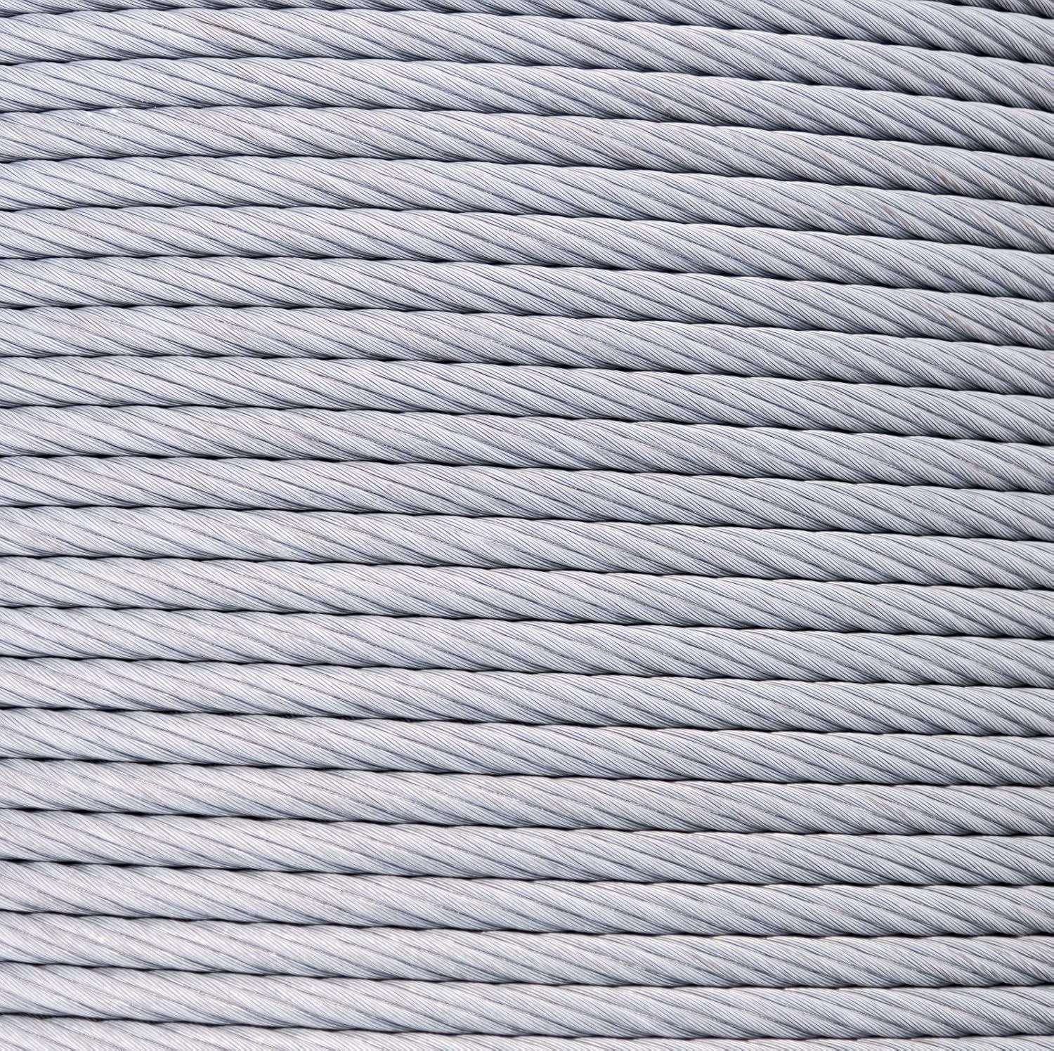 5/16 Galvanized Aircraft Cable Steel Wire Rope 7x19 (100 Feet)