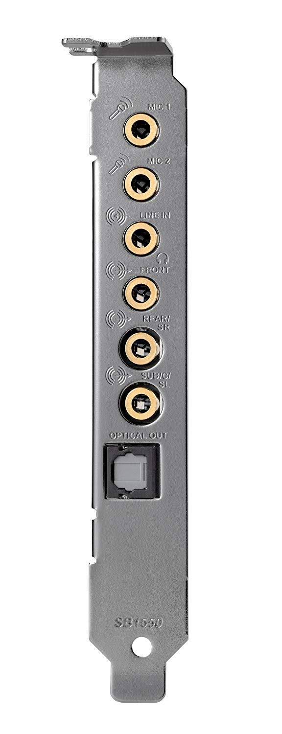 Creative Sound Blaster Audigy PCIe RX 7.1 Sound Card with High Performance