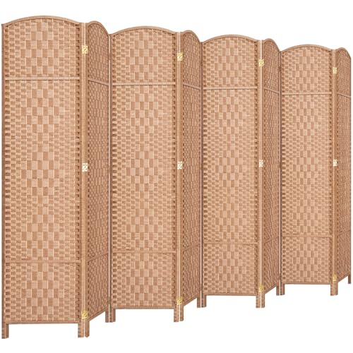 Room Divider, Room Dividers and Folding Privacy Screens, 16in Privacy Screen, 6 Panel Temporary Wall Partitions, 6ft Space Separation Panel Screen