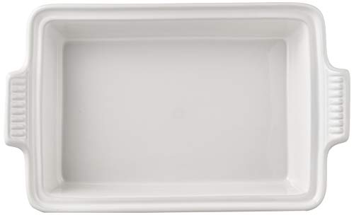 Le Creuset Stoneware Heritage Covered Rectangular Casserole, 4 qt. (12" x 9"), Cerise