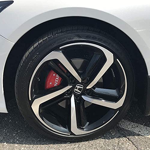MGP Caliper Covers - Brake Caliper Covers 2018-2023 Honda Accord - Front and Rear Set - Red