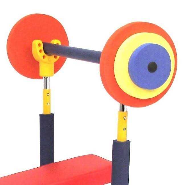 Fun &amp; Fitness For Kids Exercise Equipment Weight Lifting Bench Set - Sports Supplies Online Store