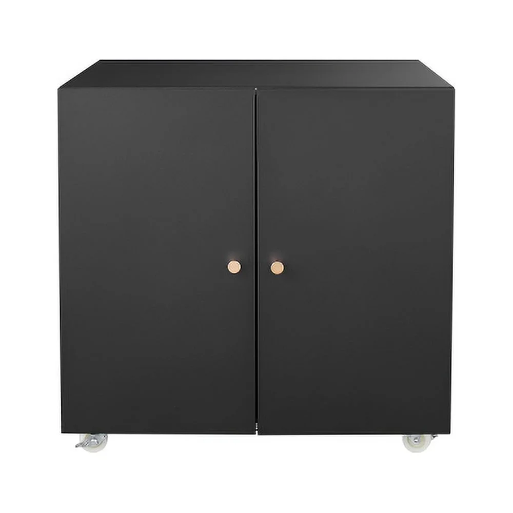 Office furniture Copier Cabinet white 2 door steel copier stand mobile pedestal file Printer Stand