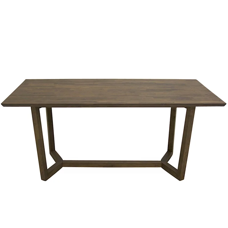 Home Square 4 Piece Furniture Set with Dining Table Bench and 2 Dining Chairs